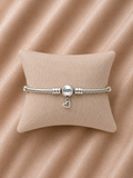 Pulsera de Plata 925 | Bolita Love Corazón