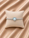 Pulsera de Plata 925 | Corazón Tornasol