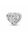 Charm de Plata 925 | Corazón con cirnonitas