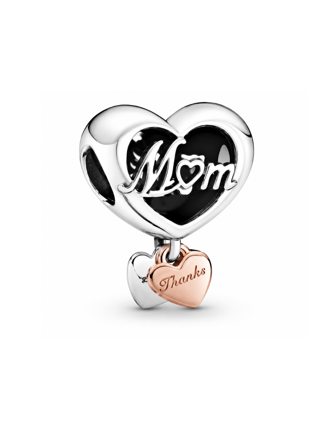 Charm de Plata 925 | Corazón Mamá Gracias