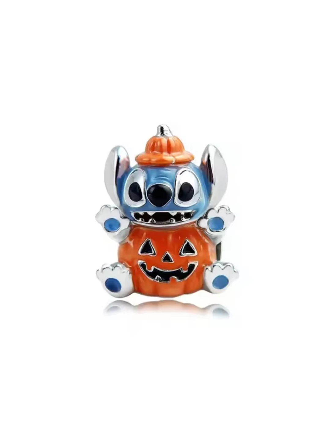 Charm de Plata 925 Alienígena Azul Halloween - Dije para Pulsera