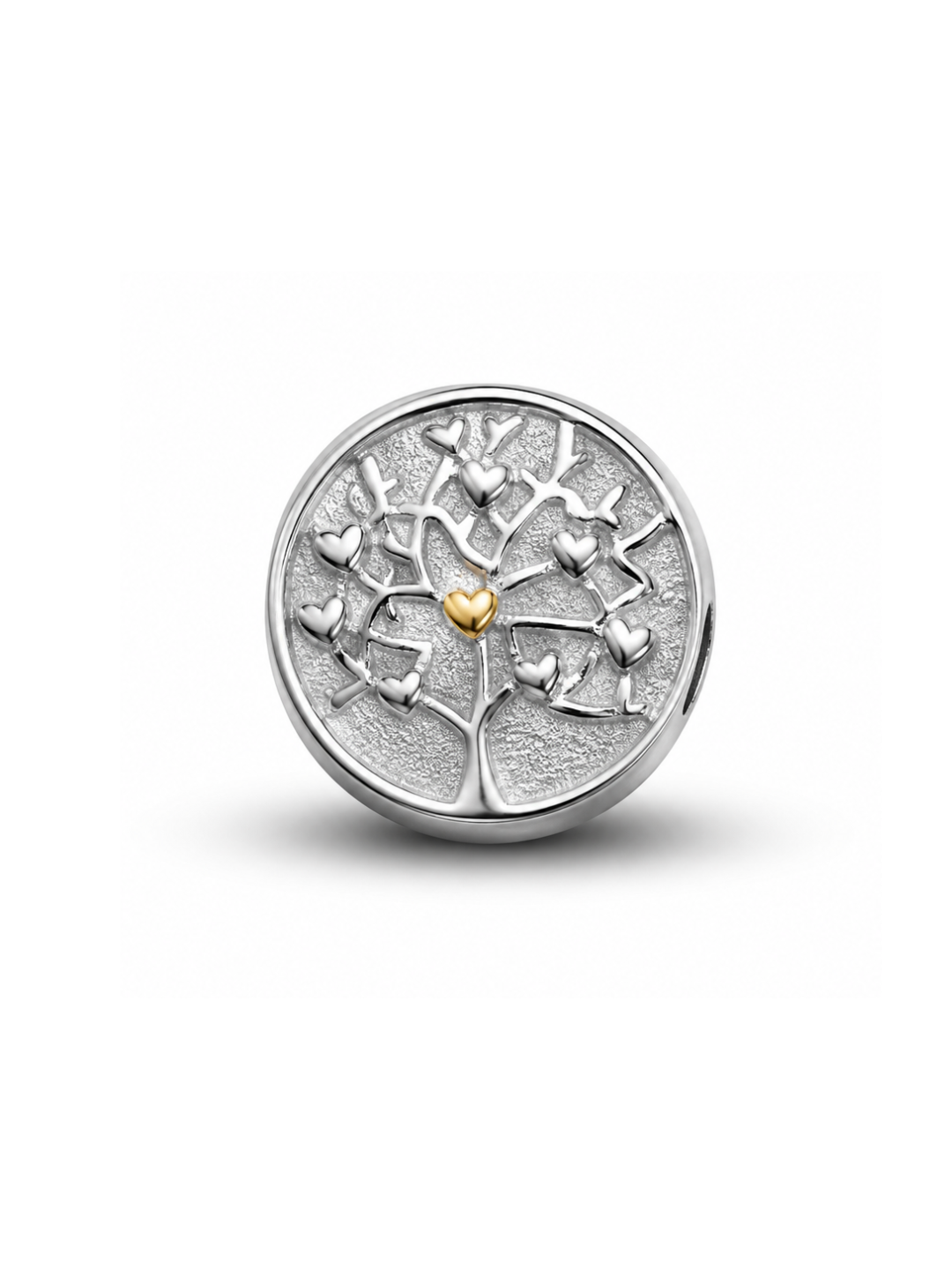 Charm de Plata 925 | Árbol de la Vida Corazones