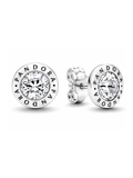 Pendientes Botón Brilliance - Aretes Mujer con Brillantes