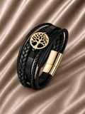 Pulsera de Hombre | Árbol de la Vida Dorado