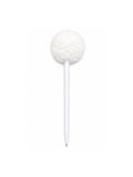 Bolígrafo con Pompon Blanco - Esfero Kawaii para Niñas