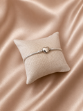 Pulsera de Plata 925 | Corazón Liso Minimalista
