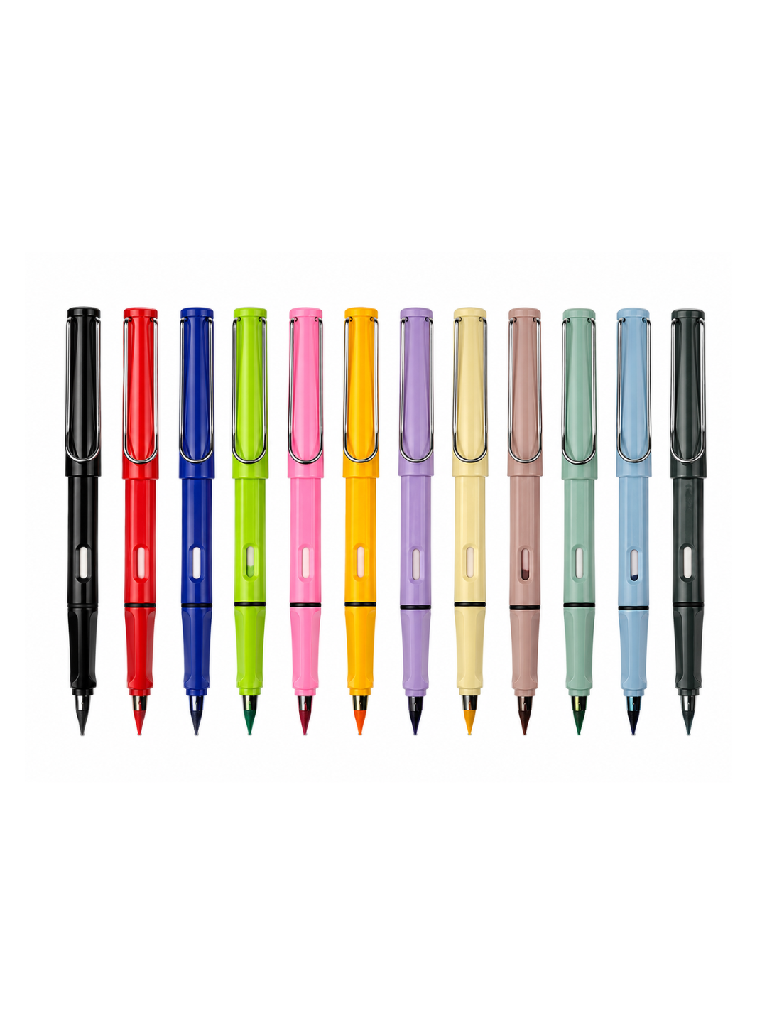 Set de Lápices de Colores Infinitos Recargables - Papelería Escolar