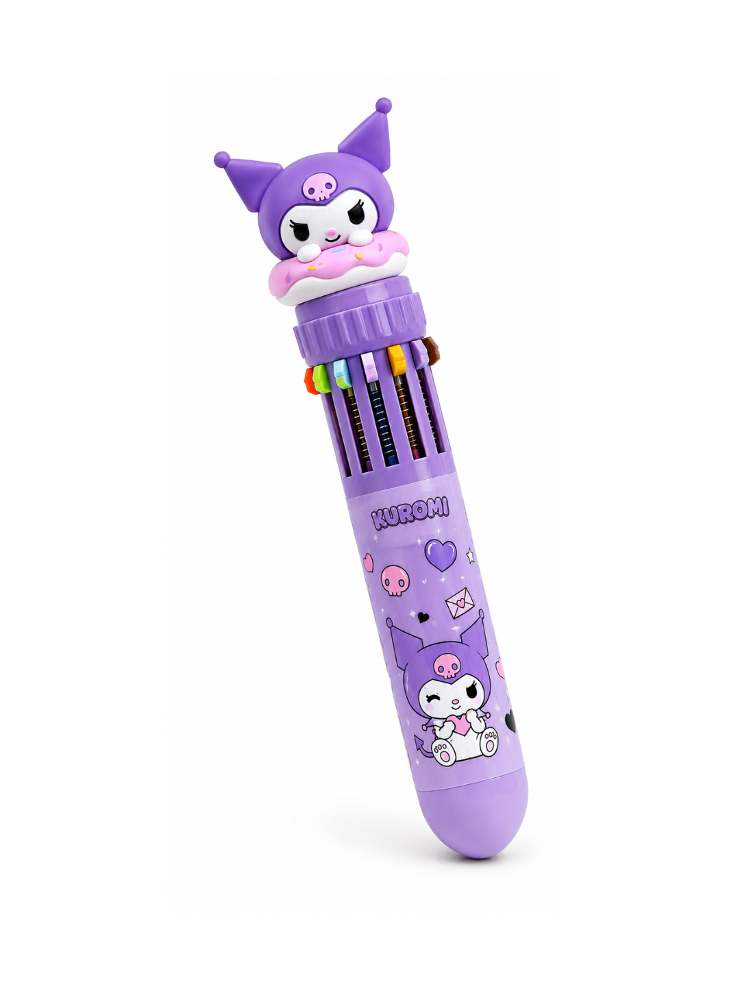 Bolígrafo Múltiple Sanrio Kuromi Morado - Esfero Kawaii
