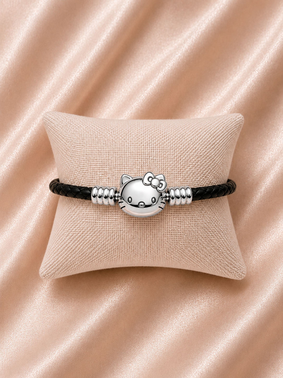 Pulsera de Plata 925 Trenzada para Niña - Bisutería Infantil