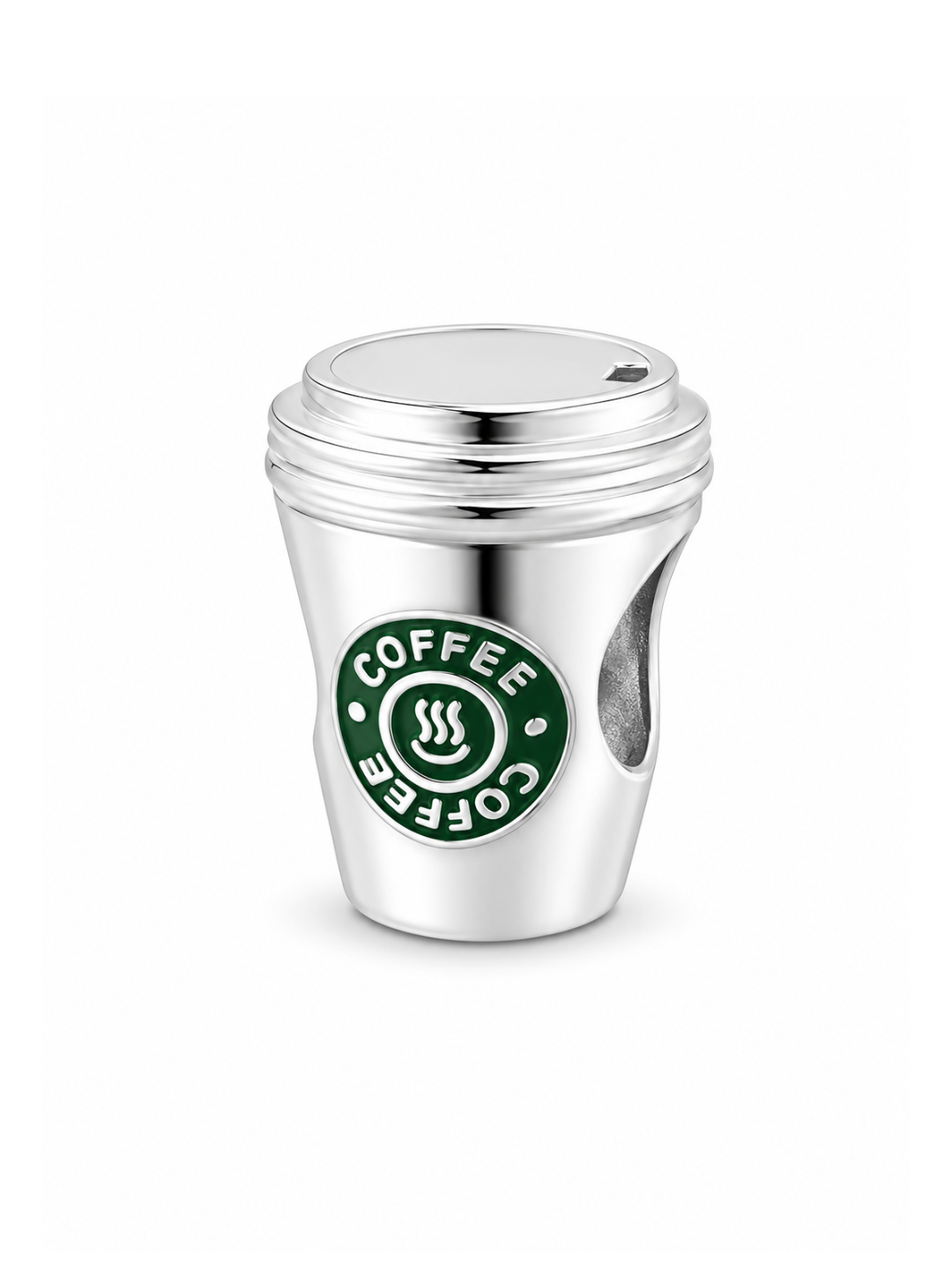Abalorio Taza de Café Plata 925 - Dije para Pulsera
