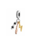 Charm de Plata 925 | Lentes y Escoba Harry