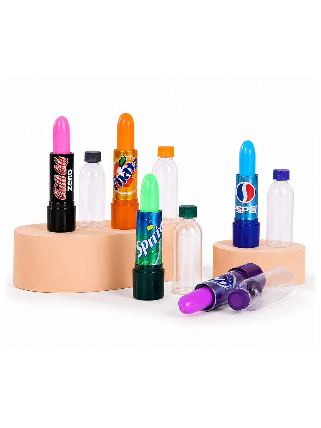 Bálsamo de Labios Forma Gaseosa | Lip Balm Kawaii para Niñas