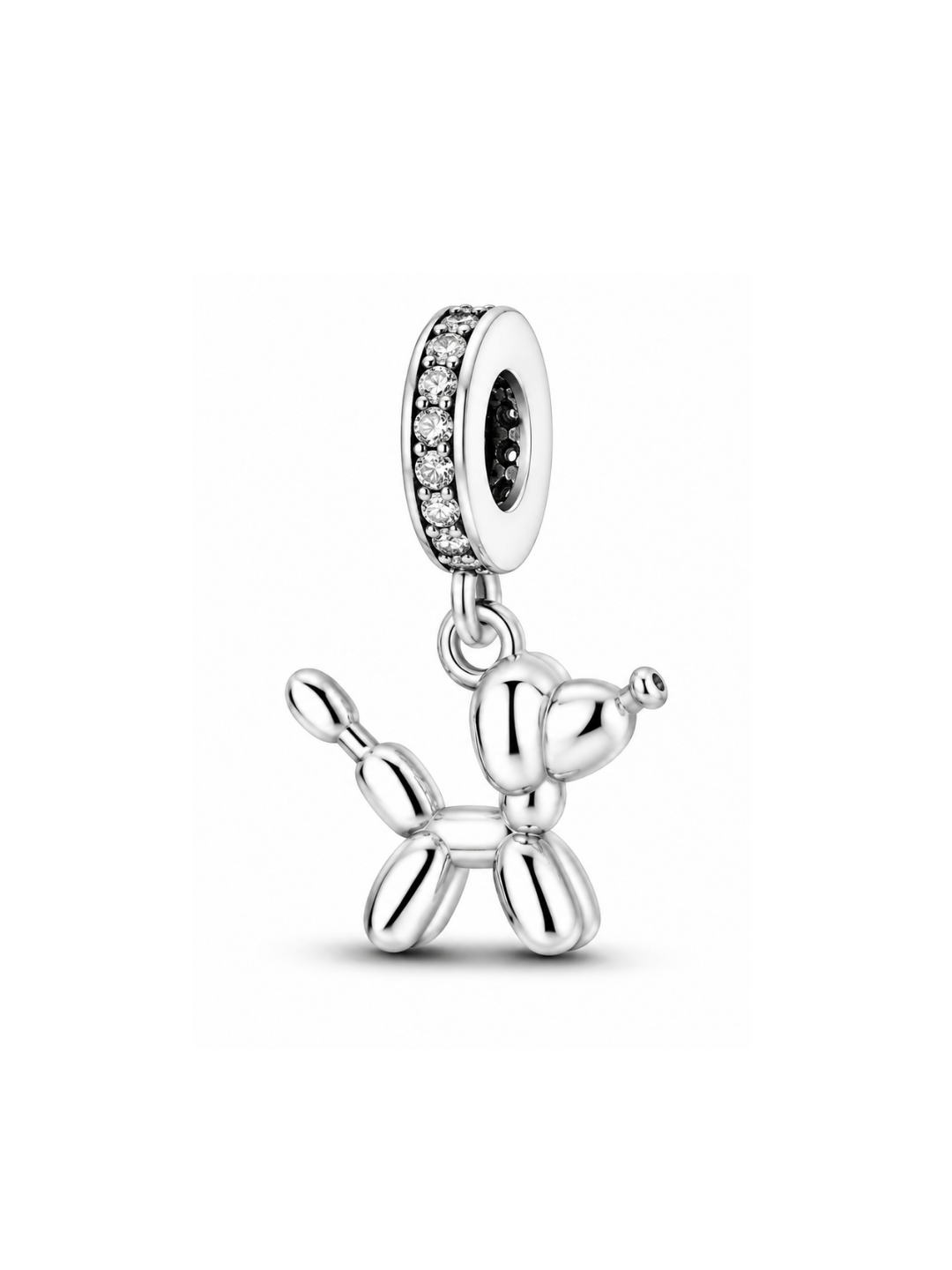 Charm de Plata 925 | Perrito de Globos